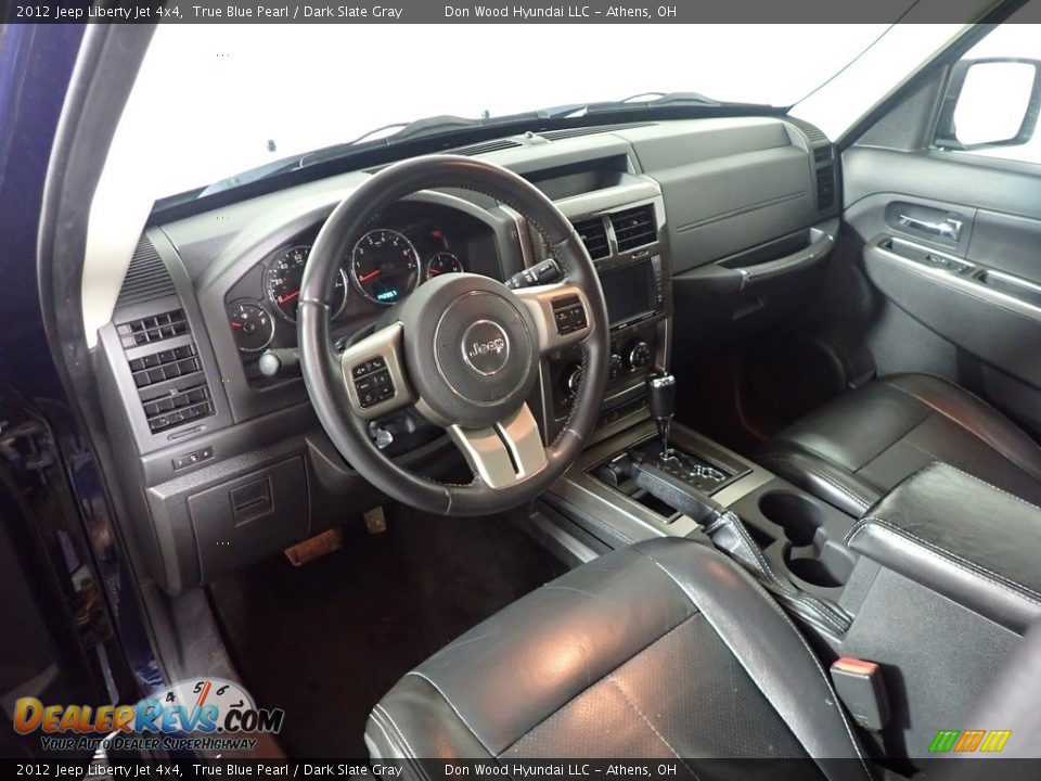 2012 Jeep Liberty Jet 4x4 True Blue Pearl / Dark Slate Gray Photo #3