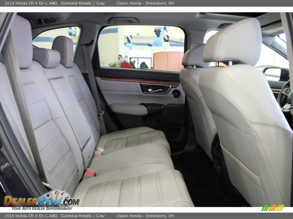 2019 Honda CR-V EX-L AWD Gunmetal Metallic / Gray Photo #33