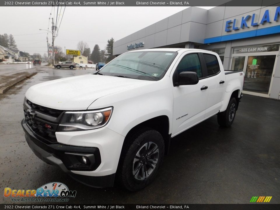 2022 Chevrolet Colorado Z71 Crew Cab 4x4 Summit White / Jet Black Photo #2