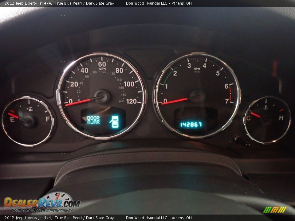 2012 Jeep Liberty Jet 4x4 True Blue Pearl / Dark Slate Gray Photo #4