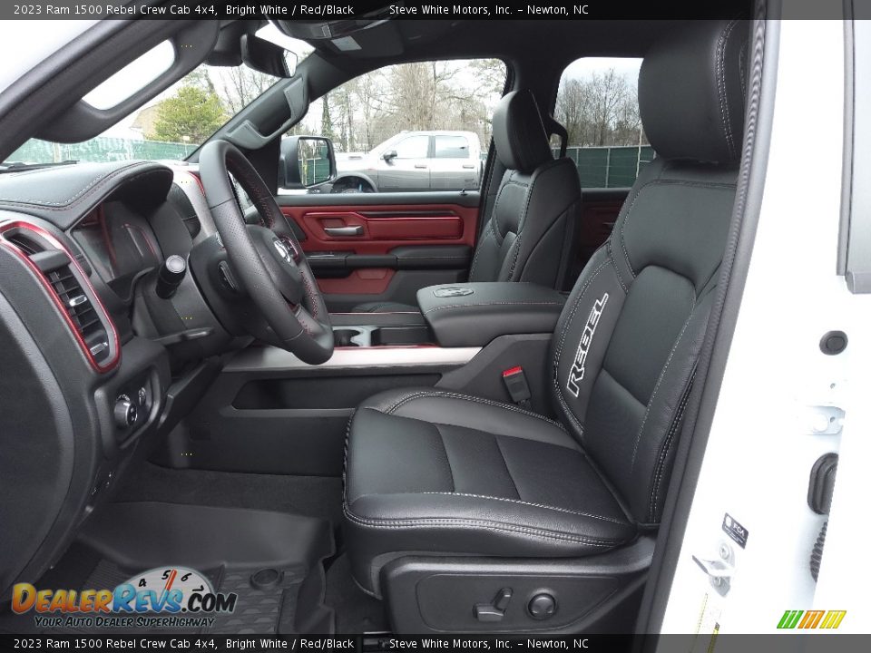 Red/Black Interior - 2023 Ram 1500 Rebel Crew Cab 4x4 Photo #11