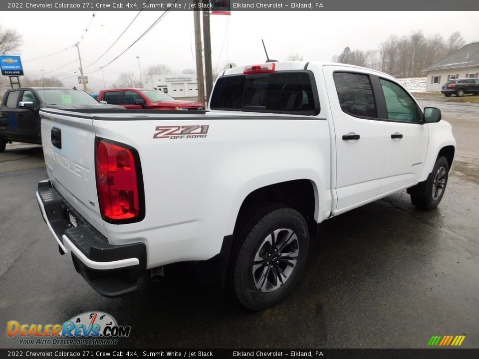 2022 Chevrolet Colorado Z71 Crew Cab 4x4 Summit White / Jet Black Photo #9