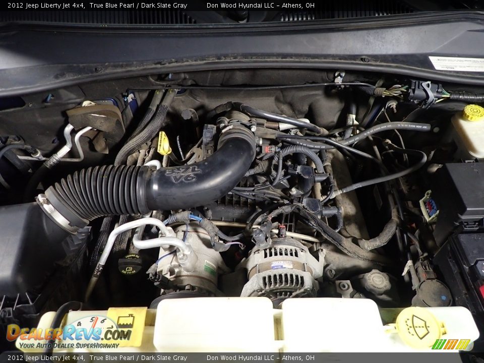 2012 Jeep Liberty Jet 4x4 True Blue Pearl / Dark Slate Gray Photo #10