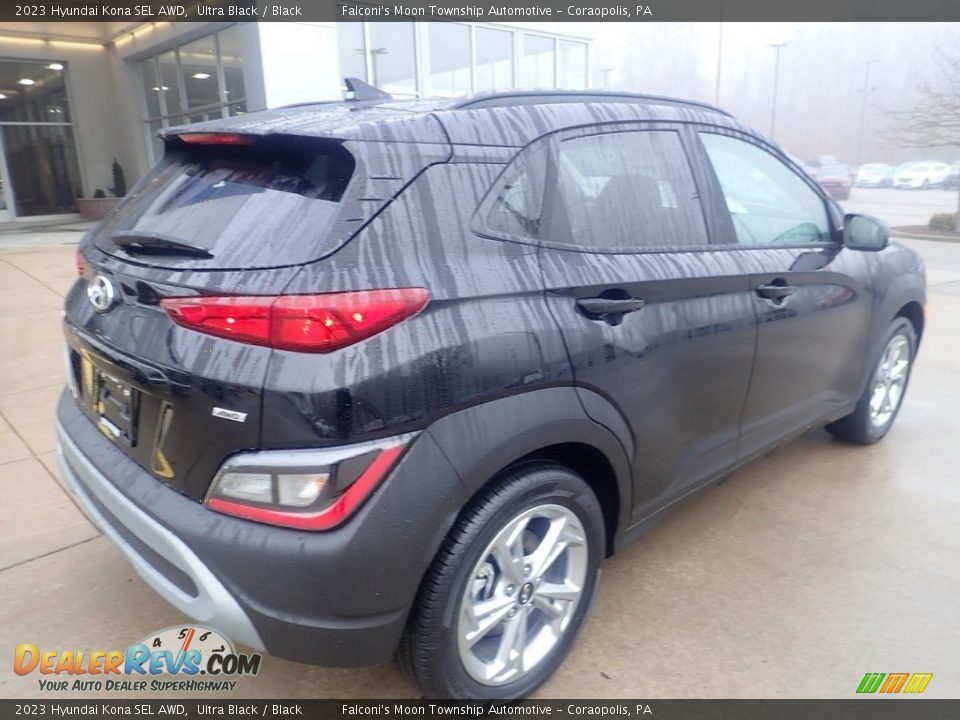 2023 Hyundai Kona SEL AWD Ultra Black / Black Photo #2