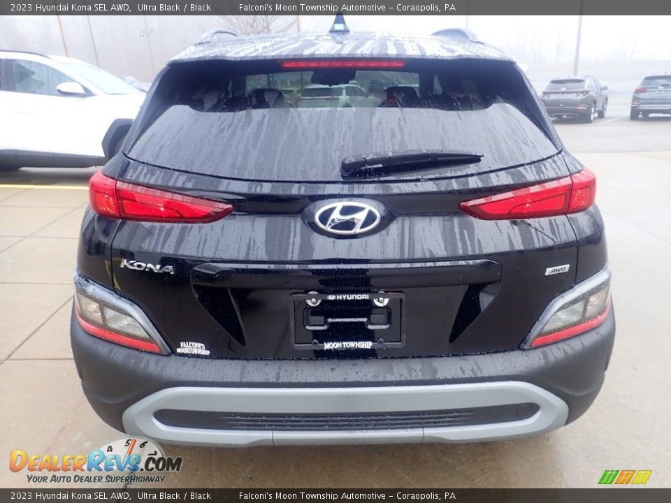 2023 Hyundai Kona SEL AWD Ultra Black / Black Photo #3