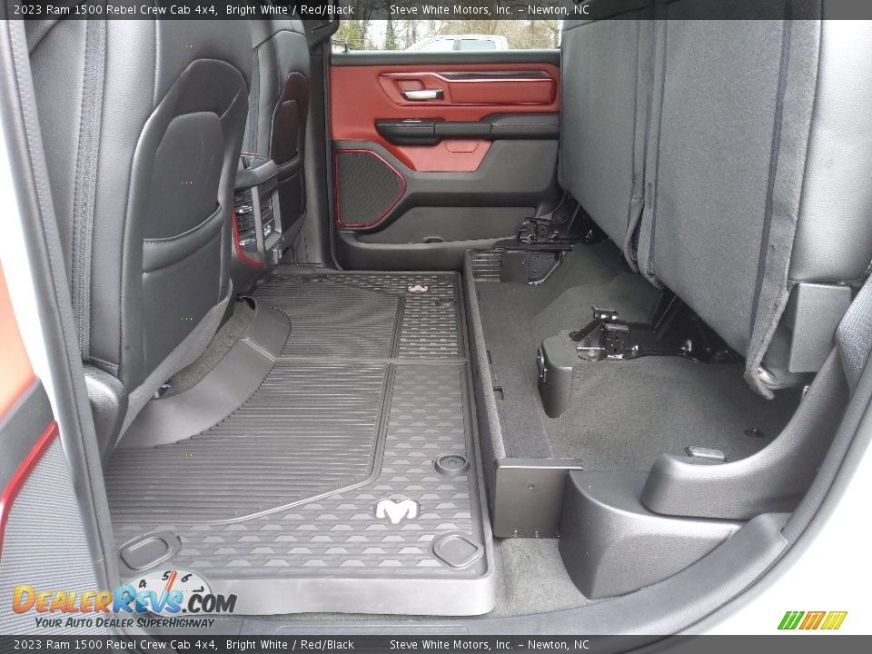 Rear Seat of 2023 Ram 1500 Rebel Crew Cab 4x4 Photo #15