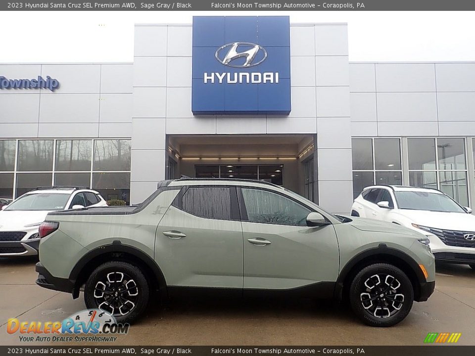 Sage Gray 2023 Hyundai Santa Cruz SEL Premium AWD Photo #1