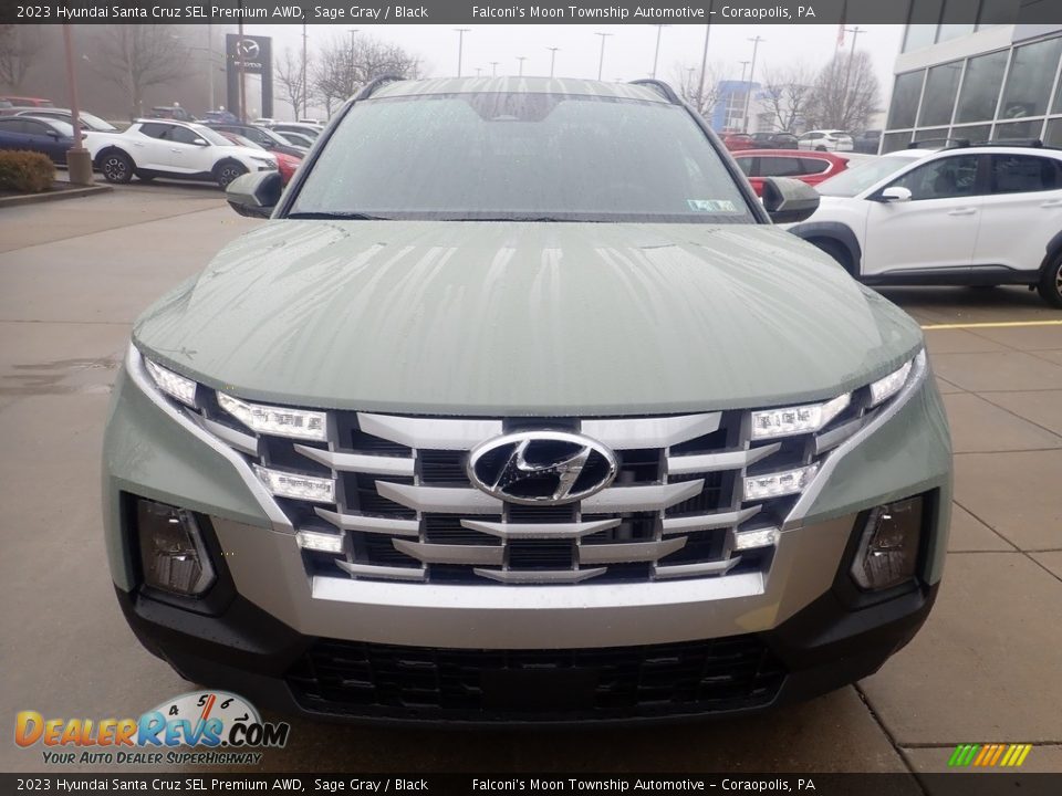 2023 Hyundai Santa Cruz SEL Premium AWD Sage Gray / Black Photo #8