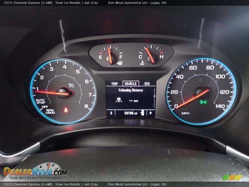 2020 Chevrolet Equinox LS AWD Silver Ice Metallic / Ash Gray Photo #18