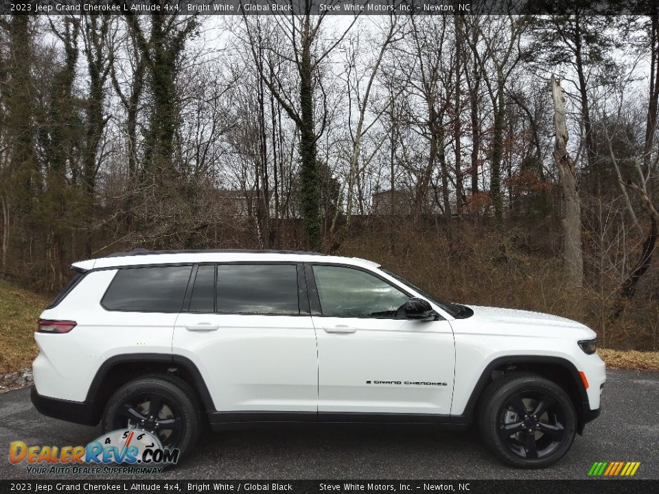 Bright White 2023 Jeep Grand Cherokee L Altitude 4x4 Photo #5