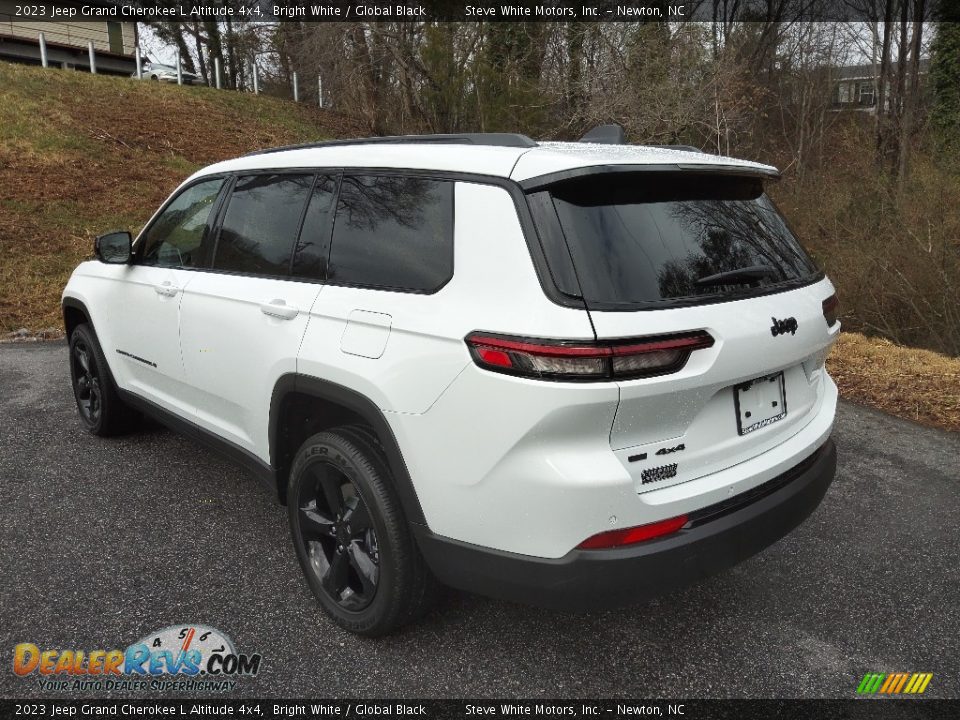 Bright White 2023 Jeep Grand Cherokee L Altitude 4x4 Photo #8