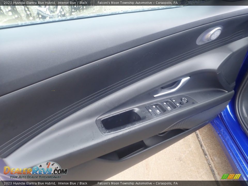 2023 Hyundai Elantra Blue Hybrid Intense Blue / Black Photo #14