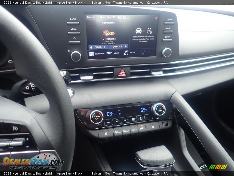 2023 Hyundai Elantra Blue Hybrid Intense Blue / Black Photo #17