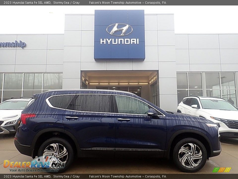 2023 Hyundai Santa Fe SEL AWD Stormy Sea / Gray Photo #1