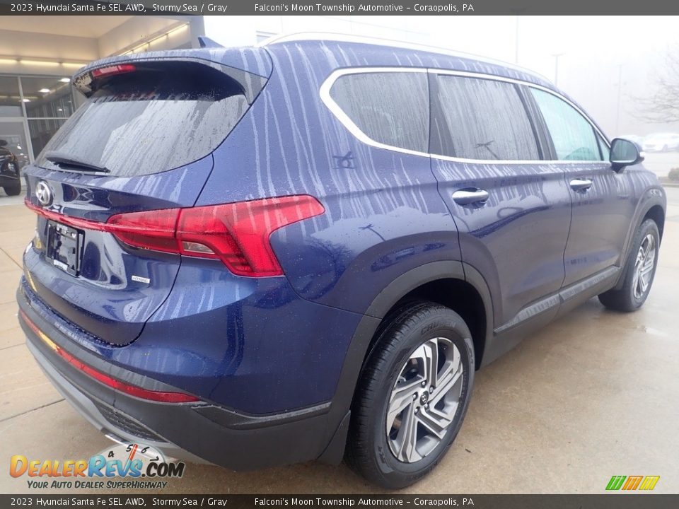 2023 Hyundai Santa Fe SEL AWD Stormy Sea / Gray Photo #2