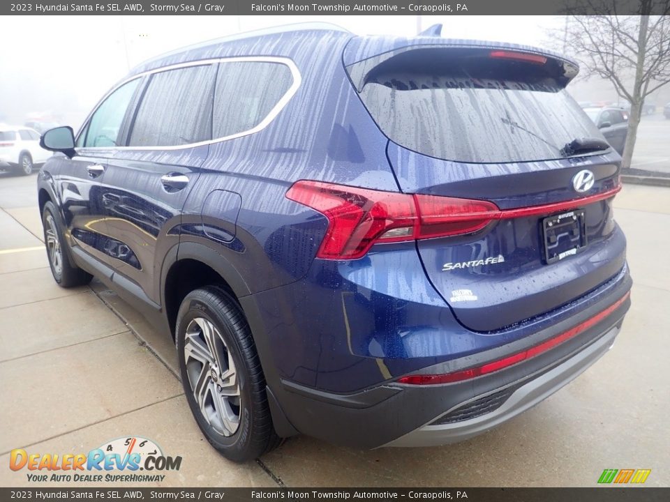 2023 Hyundai Santa Fe SEL AWD Stormy Sea / Gray Photo #5