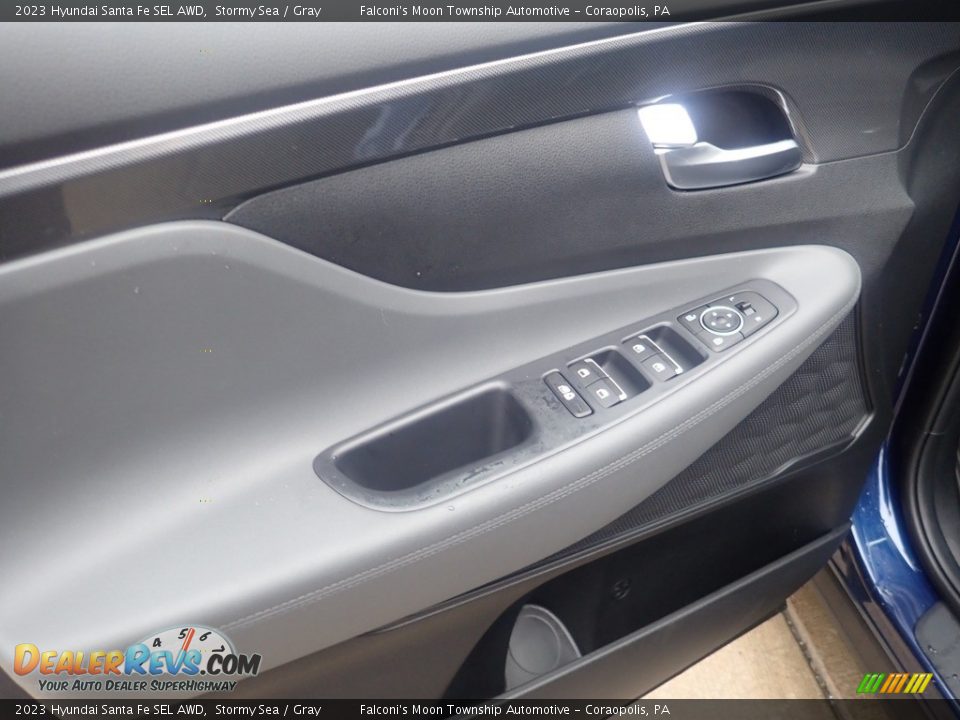 2023 Hyundai Santa Fe SEL AWD Stormy Sea / Gray Photo #15