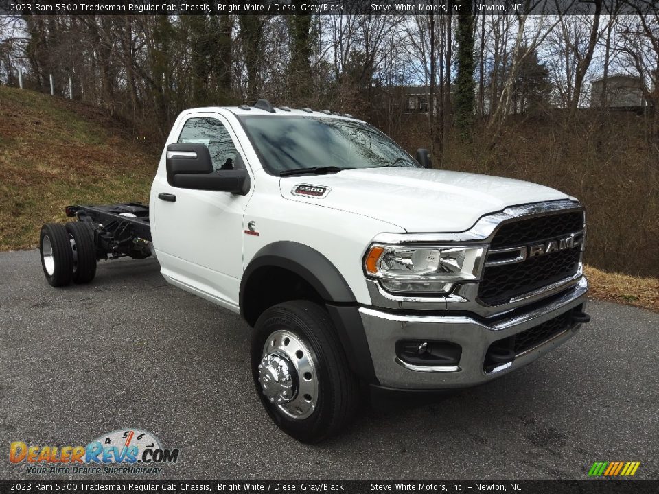 2023 Ram 5500 Tradesman Regular Cab Chassis Bright White / Diesel Gray/Black Photo #6