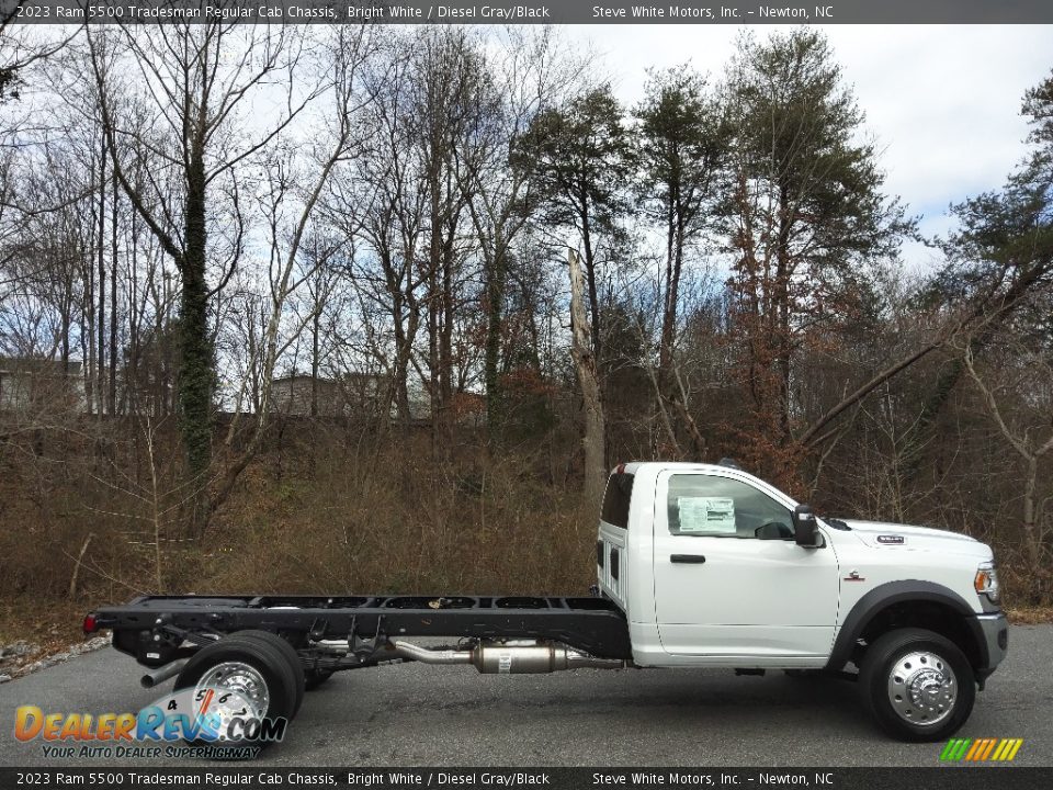 Bright White 2023 Ram 5500 Tradesman Regular Cab Chassis Photo #7