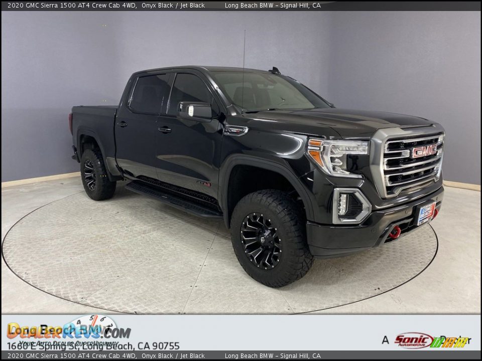 2020 GMC Sierra 1500 AT4 Crew Cab 4WD Onyx Black / Jet Black Photo #1