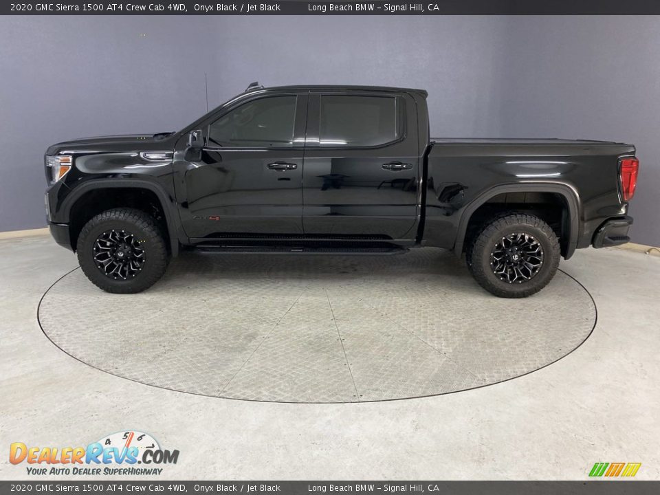 2020 GMC Sierra 1500 AT4 Crew Cab 4WD Onyx Black / Jet Black Photo #3