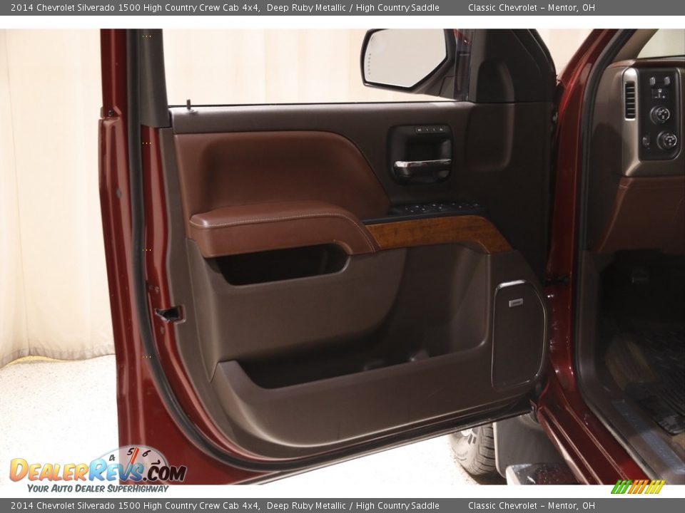 2014 Chevrolet Silverado 1500 High Country Crew Cab 4x4 Deep Ruby Metallic / High Country Saddle Photo #4
