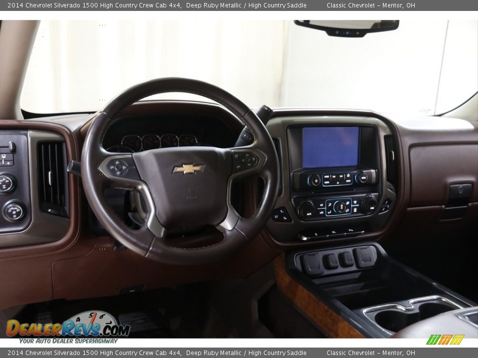 2014 Chevrolet Silverado 1500 High Country Crew Cab 4x4 Deep Ruby Metallic / High Country Saddle Photo #7