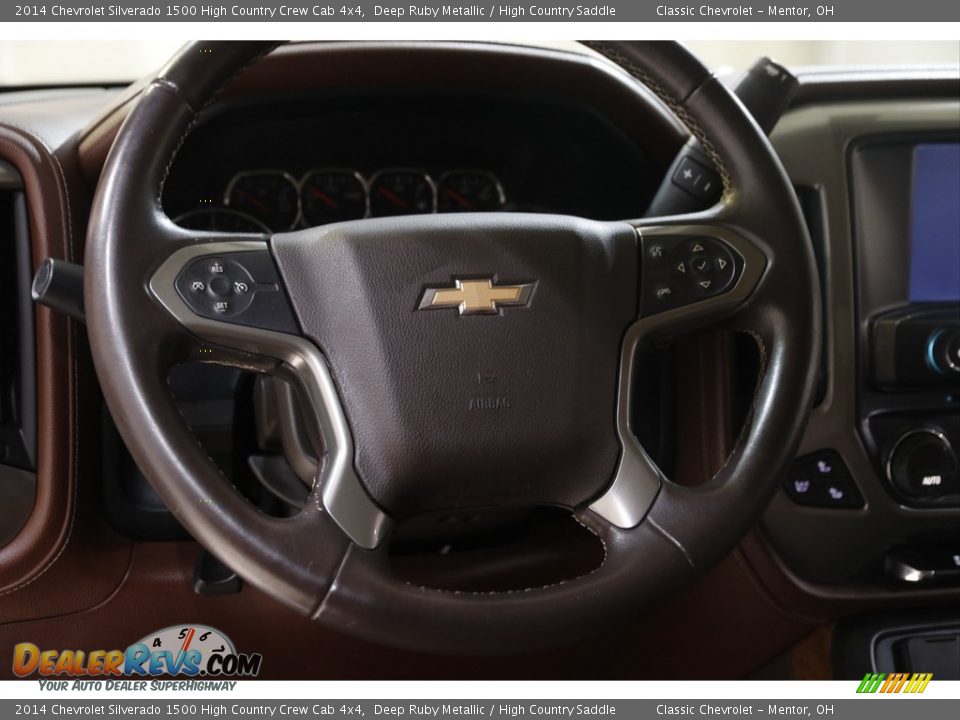 2014 Chevrolet Silverado 1500 High Country Crew Cab 4x4 Deep Ruby Metallic / High Country Saddle Photo #8