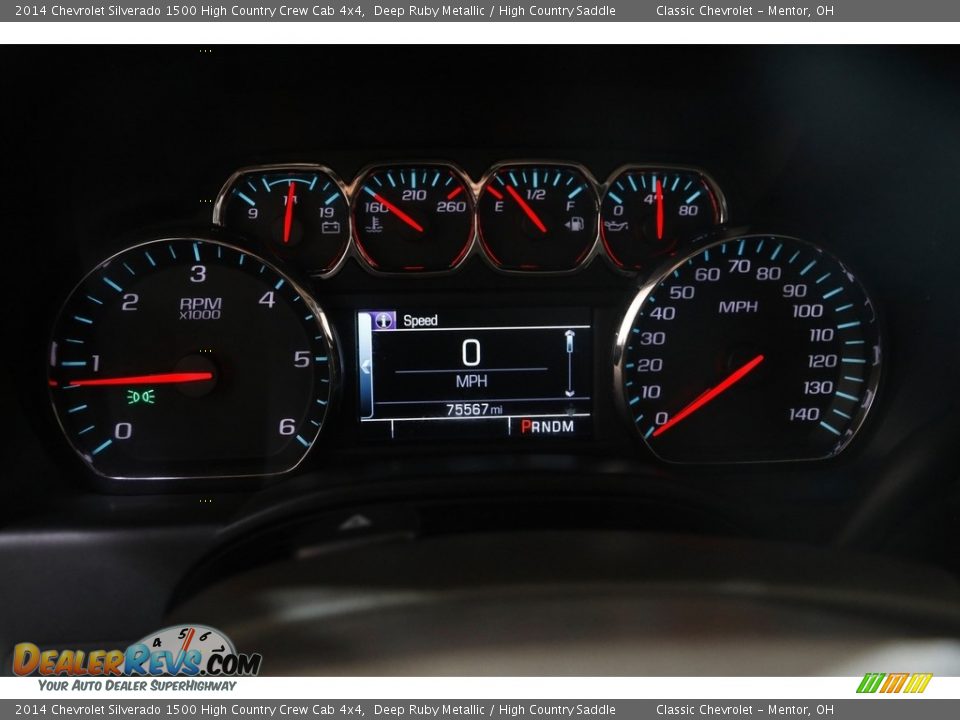 2014 Chevrolet Silverado 1500 High Country Crew Cab 4x4 Deep Ruby Metallic / High Country Saddle Photo #9
