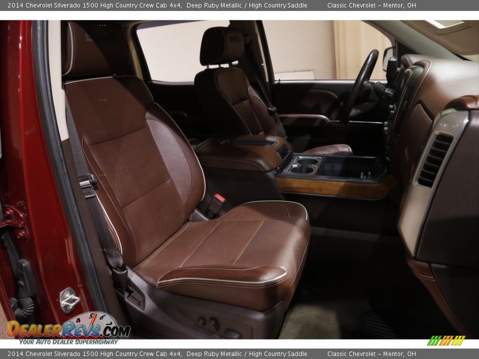 2014 Chevrolet Silverado 1500 High Country Crew Cab 4x4 Deep Ruby Metallic / High Country Saddle Photo #17