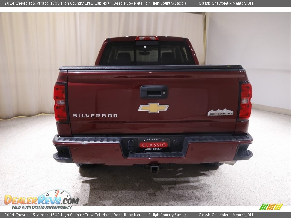 2014 Chevrolet Silverado 1500 High Country Crew Cab 4x4 Deep Ruby Metallic / High Country Saddle Photo #20