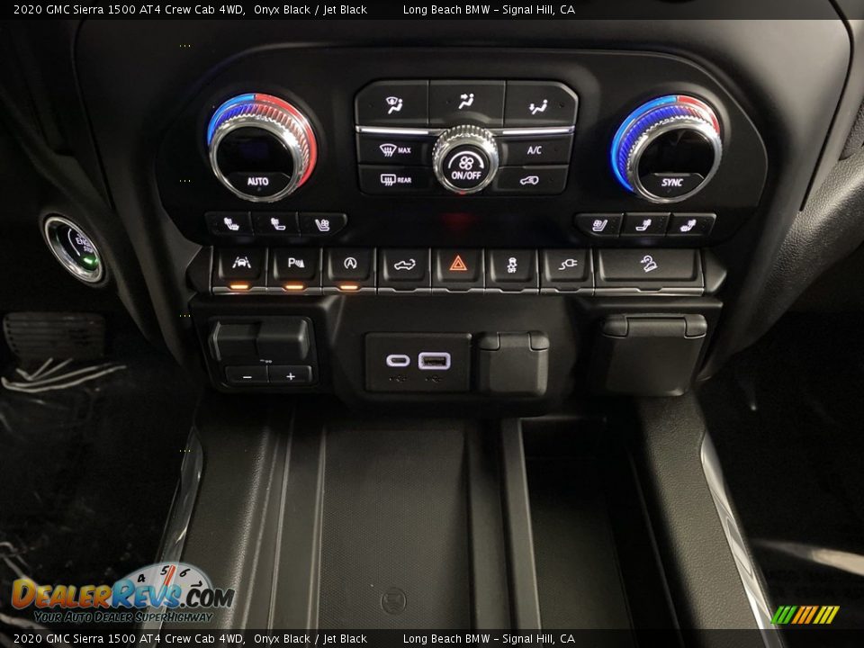 2020 GMC Sierra 1500 AT4 Crew Cab 4WD Onyx Black / Jet Black Photo #25