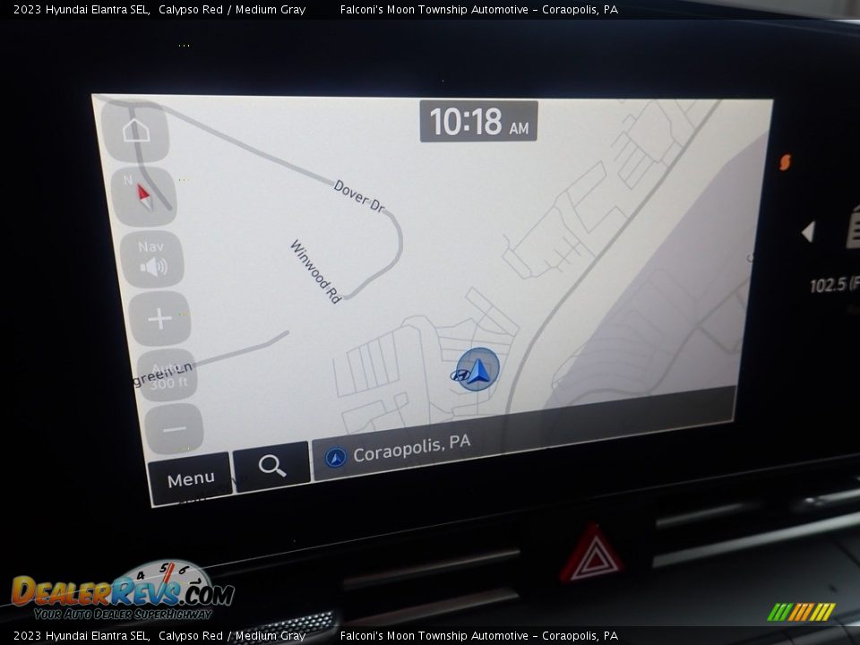 2023 Hyundai Elantra SEL Calypso Red / Medium Gray Photo #16