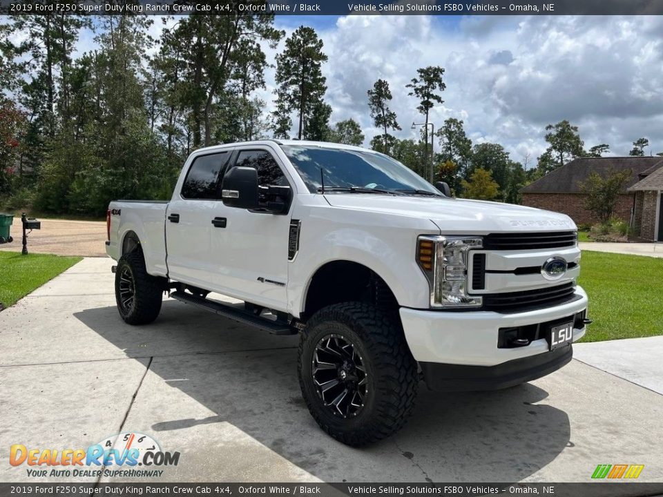 2019 Ford F250 Super Duty King Ranch Crew Cab 4x4 Oxford White / Black Photo #5