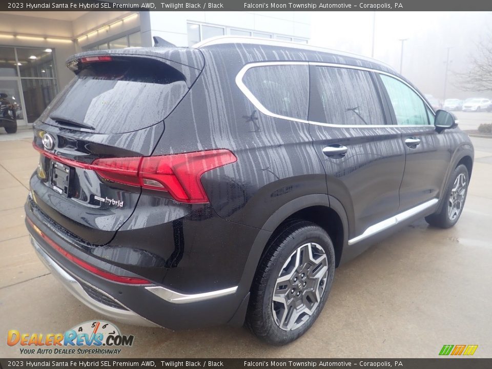 2023 Hyundai Santa Fe Hybrid SEL Premium AWD Twilight Black / Black Photo #2