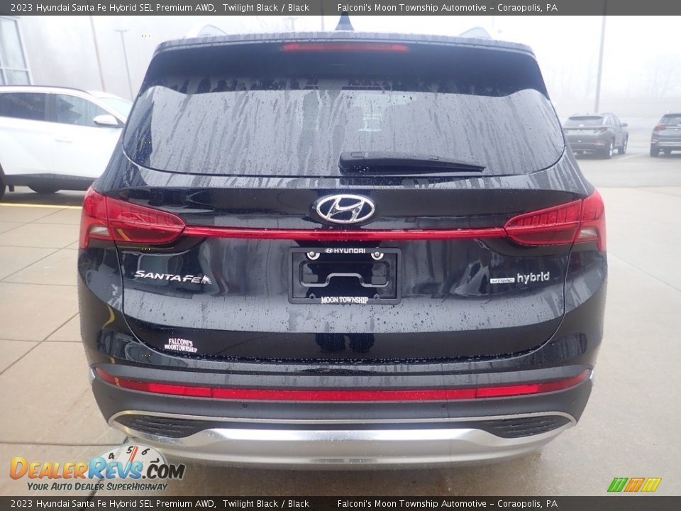 2023 Hyundai Santa Fe Hybrid SEL Premium AWD Twilight Black / Black Photo #3