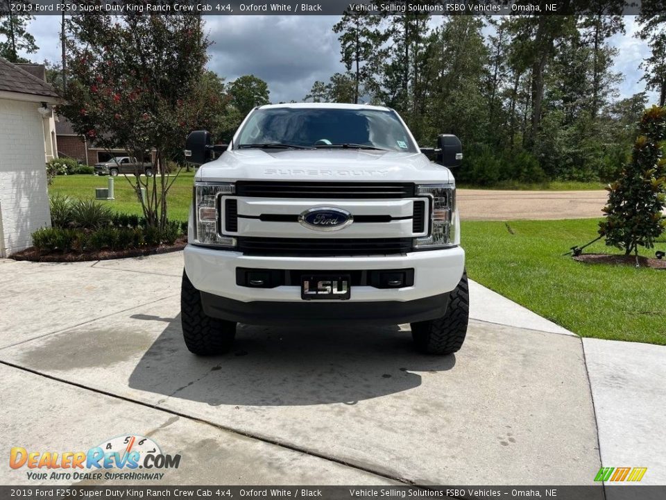 2019 Ford F250 Super Duty King Ranch Crew Cab 4x4 Oxford White / Black Photo #15