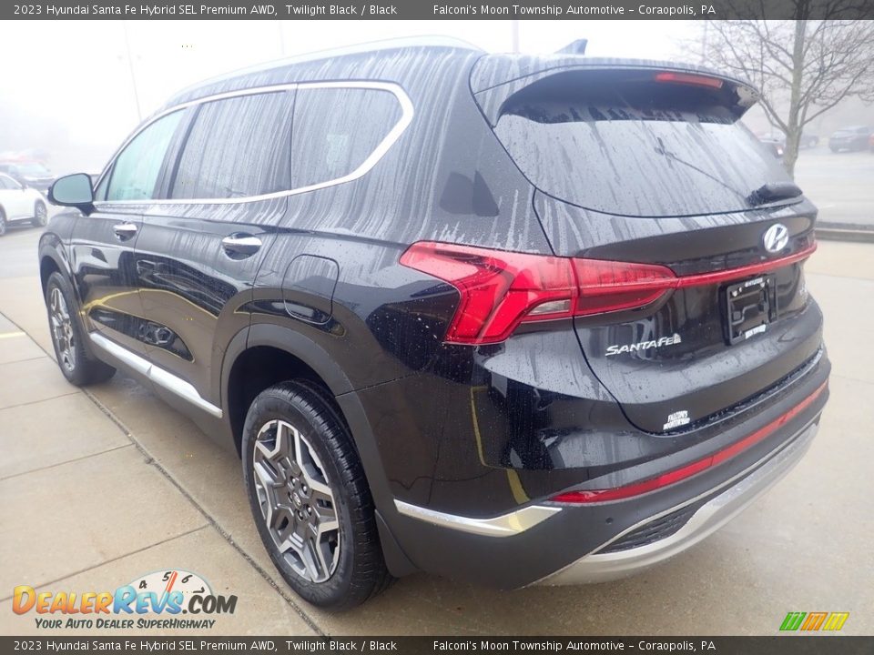 2023 Hyundai Santa Fe Hybrid SEL Premium AWD Twilight Black / Black Photo #5