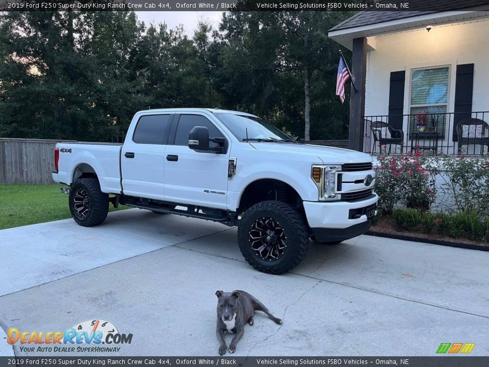 2019 Ford F250 Super Duty King Ranch Crew Cab 4x4 Oxford White / Black Photo #16