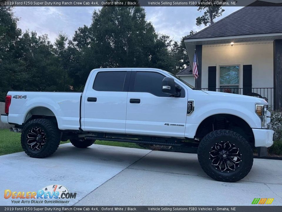 2019 Ford F250 Super Duty King Ranch Crew Cab 4x4 Oxford White / Black Photo #17