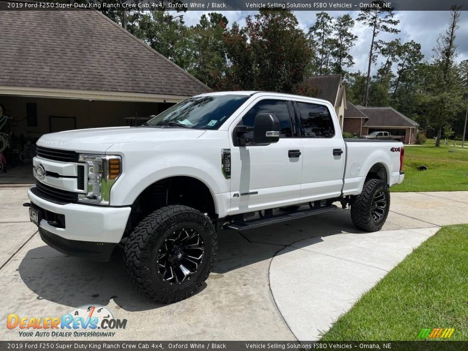 2019 Ford F250 Super Duty King Ranch Crew Cab 4x4 Oxford White / Black Photo #19