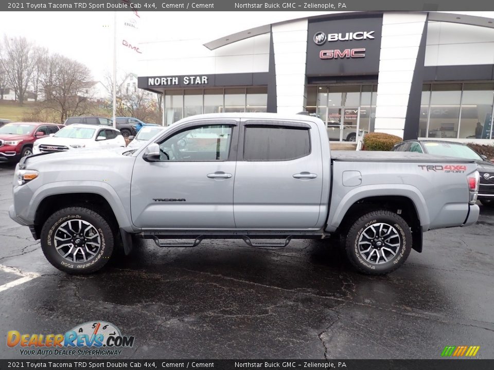 2021 Toyota Tacoma TRD Sport Double Cab 4x4 Cement / Cement Photo #2