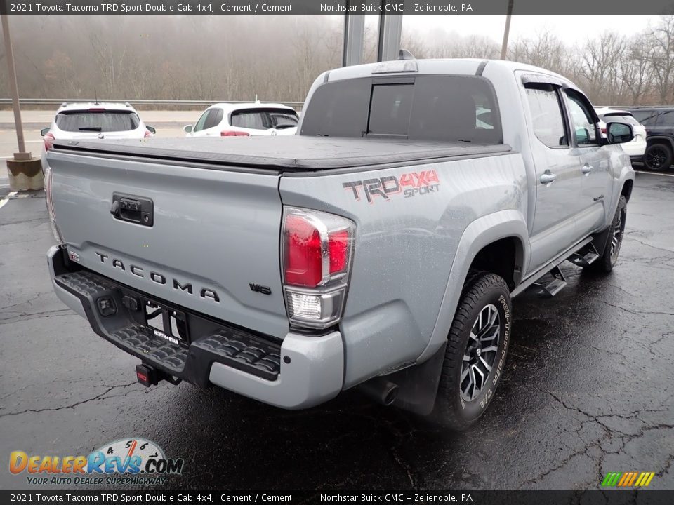 2021 Toyota Tacoma TRD Sport Double Cab 4x4 Cement / Cement Photo #6