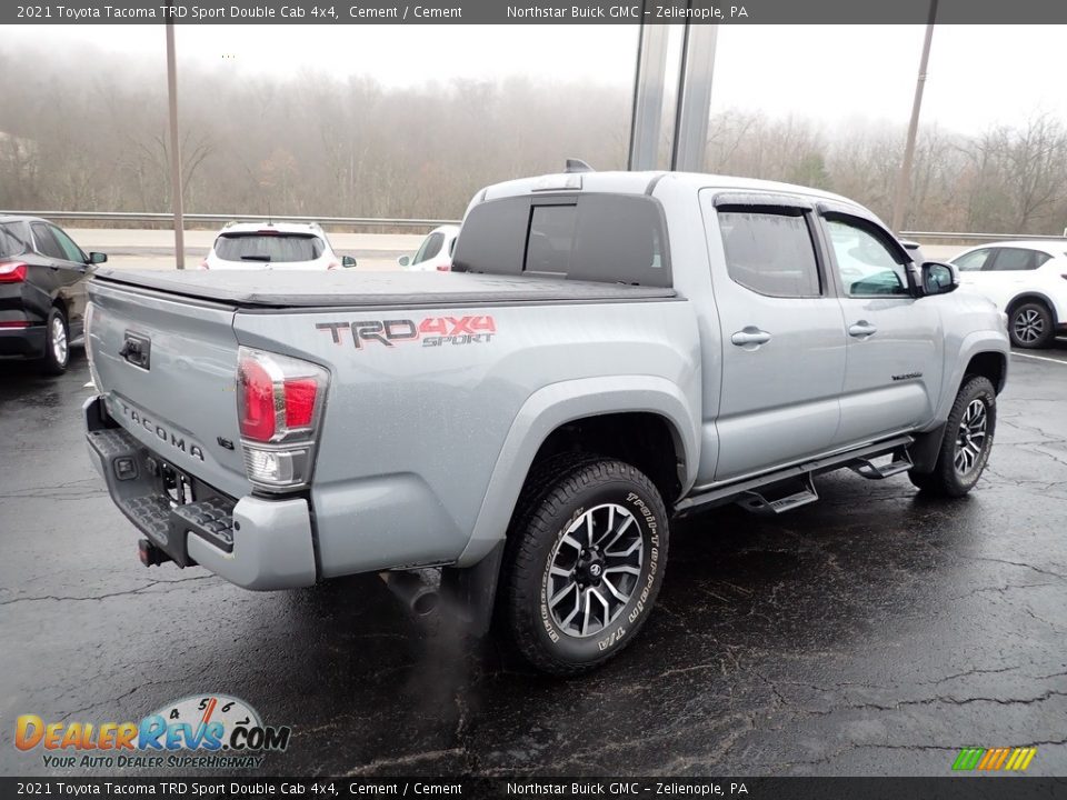 2021 Toyota Tacoma TRD Sport Double Cab 4x4 Cement / Cement Photo #7