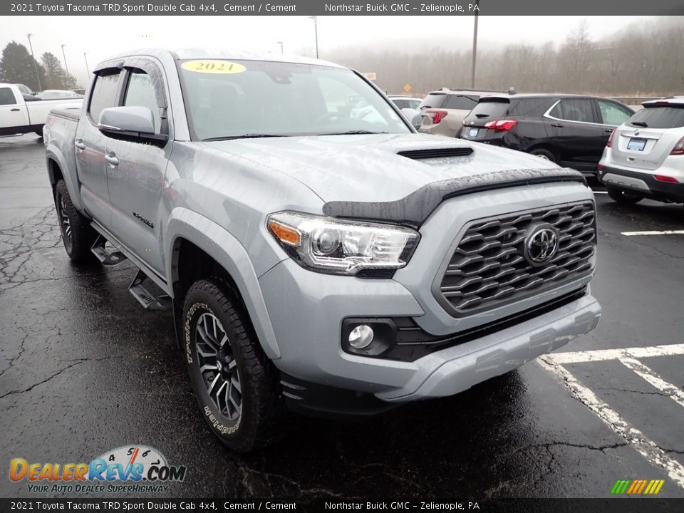2021 Toyota Tacoma TRD Sport Double Cab 4x4 Cement / Cement Photo #10