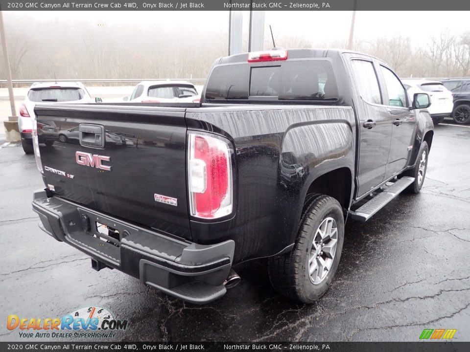 2020 GMC Canyon All Terrain Crew Cab 4WD Onyx Black / Jet Black Photo #6