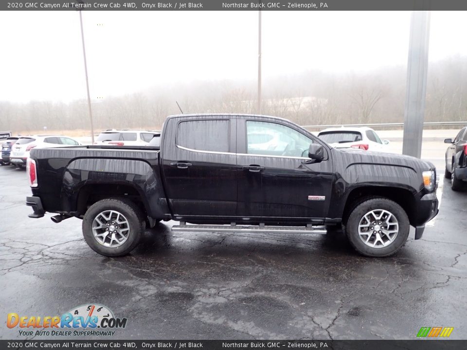 2020 GMC Canyon All Terrain Crew Cab 4WD Onyx Black / Jet Black Photo #8