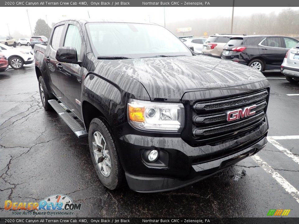 2020 GMC Canyon All Terrain Crew Cab 4WD Onyx Black / Jet Black Photo #10