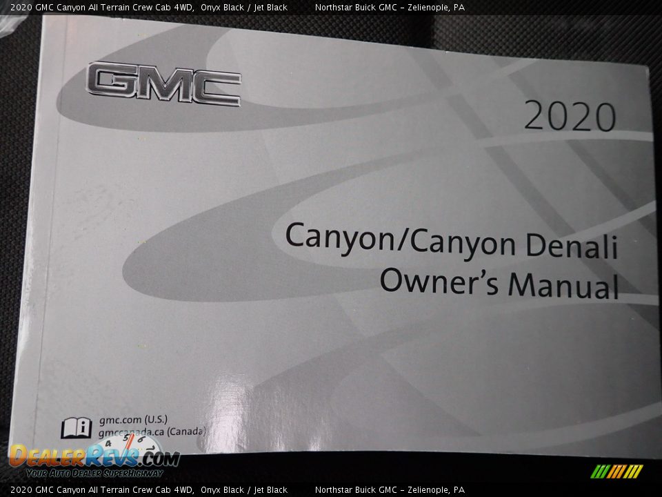 2020 GMC Canyon All Terrain Crew Cab 4WD Onyx Black / Jet Black Photo #28