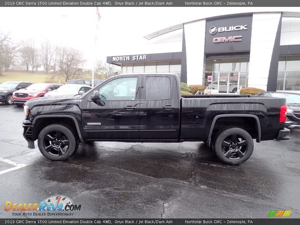 2019 GMC Sierra 1500 Limited Elevation Double Cab 4WD Onyx Black / Jet Black/Dark Ash Photo #2